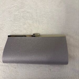 Elegant Silver Clutch Bag